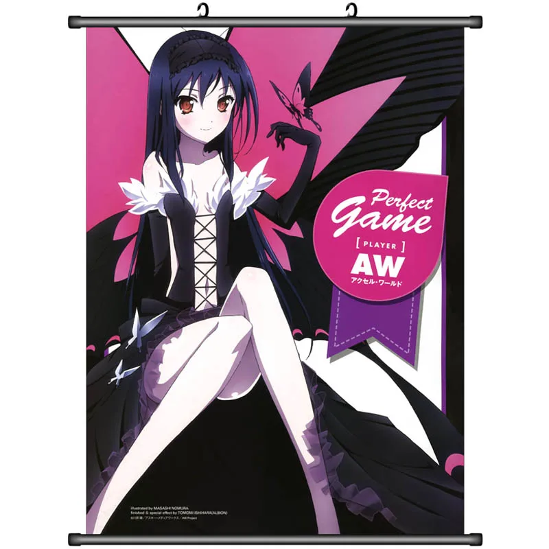 Японские декоративные картины аниме Accel World cперсонажи Kuroyuki hime & Nega Nebulas домашний