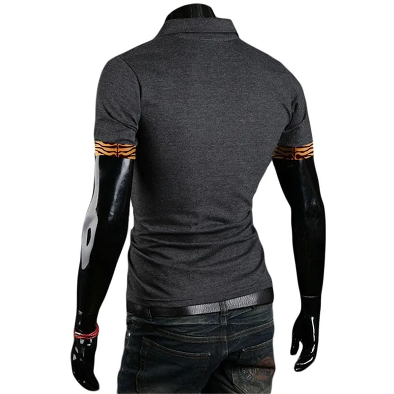 2017 New Brand T Shirt Men Short Sleeve Polo Shirts For Casual T-Shirt Slim Fit Cotton Tops Tees | Мужская одежда