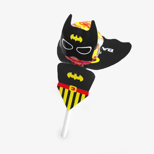 batman 54 шт СУПЕРГЕРОЙ/принцесса открытка "Леденец" бумага детская вечеринка день рождения леденцы конфеты изделия для декорации - Цвет: batman