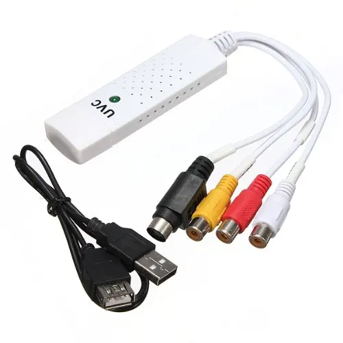 Топ USB2.0 карта захвата видео конвертер VHS на DVD для Win7/8 Mac OS|Кабели VGA| |