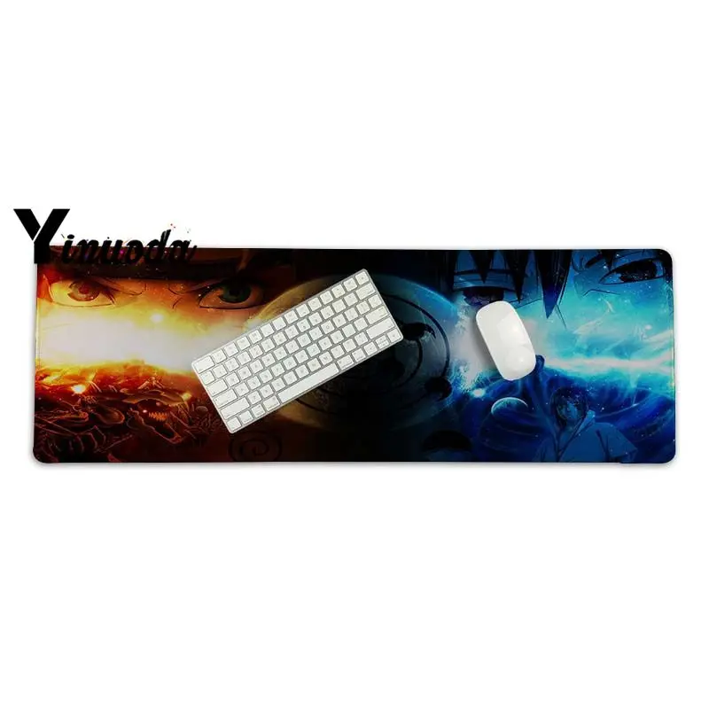 Yinuoda Наруто Саске и UchihaMadara клавиатура коврики для игровой мыши Размер для 300*700*2 мм и 300*900*2 мм коврик для игровой мыши - Цвет: 30X90cm