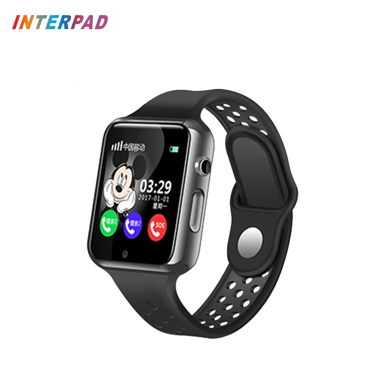 Умные детские часы Interpad с камерой шагомером водонепроницаемые наручные