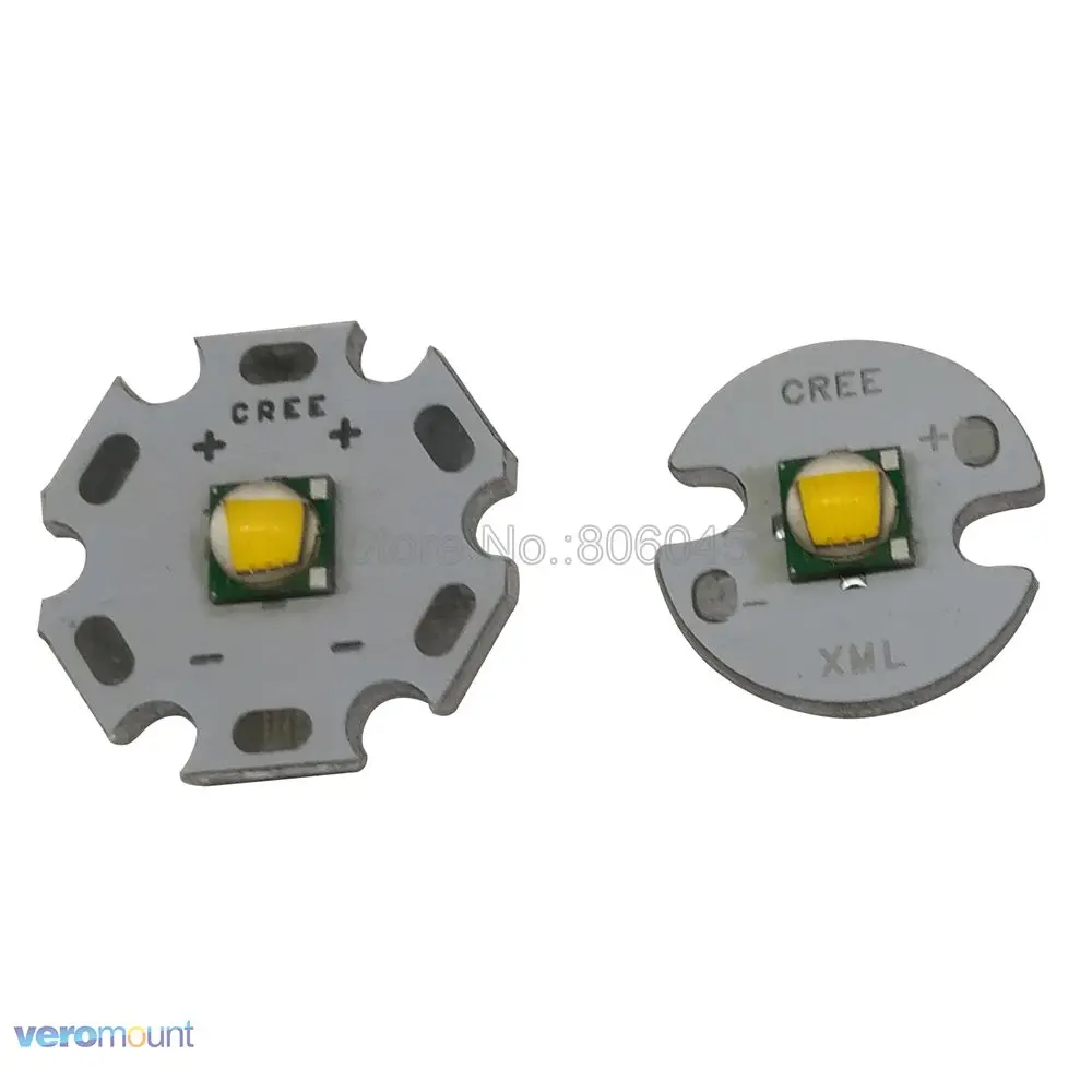 Светодиодный излучатель CREE XML XM-L T6 холодный белый 6500K нейтральный 4500K теплый 3000K 16