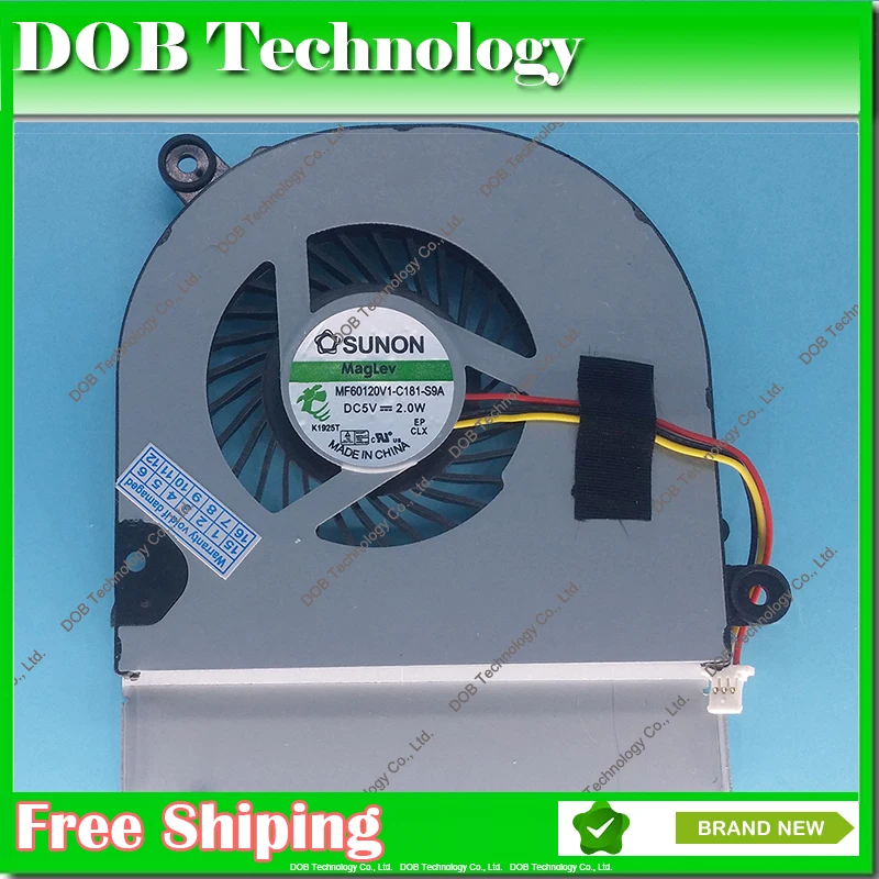 

Original Laptop CPU Cooling Fan for ASUS A45 A45vd K45 A85C A85 A85V MF75090V1-C160-G99 3 PIN