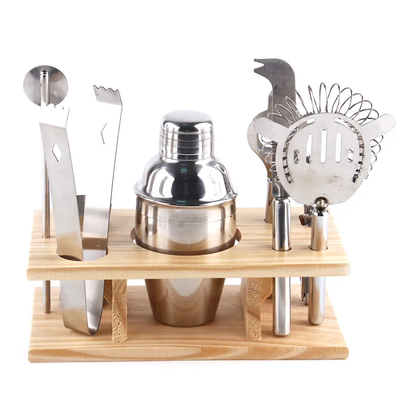 8 шт./комплект смеситель Пейте бармен Нержавеющая сталь коктейль инструменты для