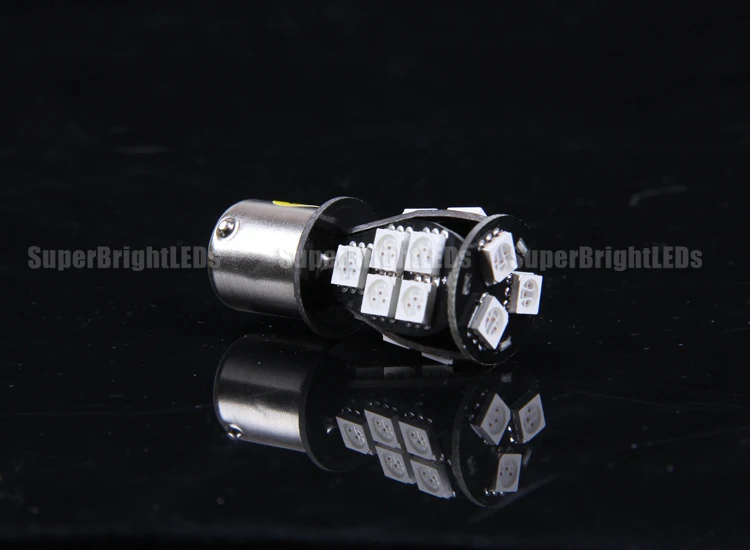 LED Car 1156 BA15S P21W Bulb Can Bus Canbus 18 SMD 5050 12V Amber Reverse Bulbs Backup Rear Turn Signal 1156C01 1156001 | Автомобили и