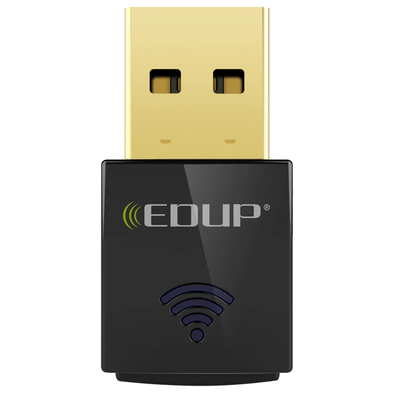 EDUP мини 5 ГГц USB WiFi адаптер 600 Мбит 802.11ac Wi-Fi приемник Dual Band USB Ethernet адаптер сетевой карты для компьютер PC