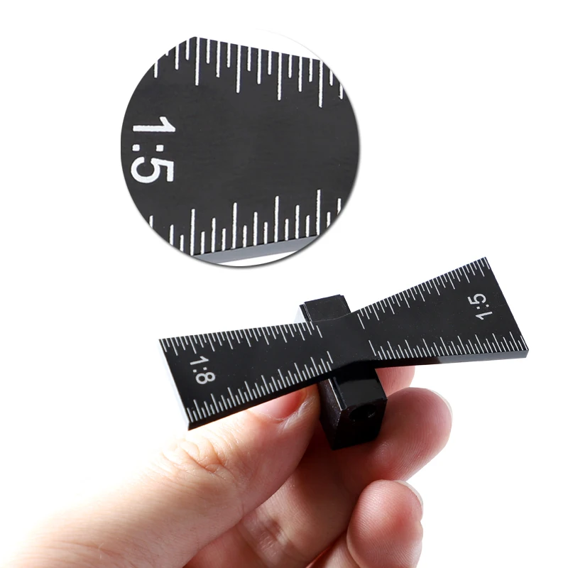 Dovetail Marker Aluminum Alloy Dovetail Guide Template 1:5& 1:8 For DIY Wood Joints Gauge Woodworking Measuring Tool