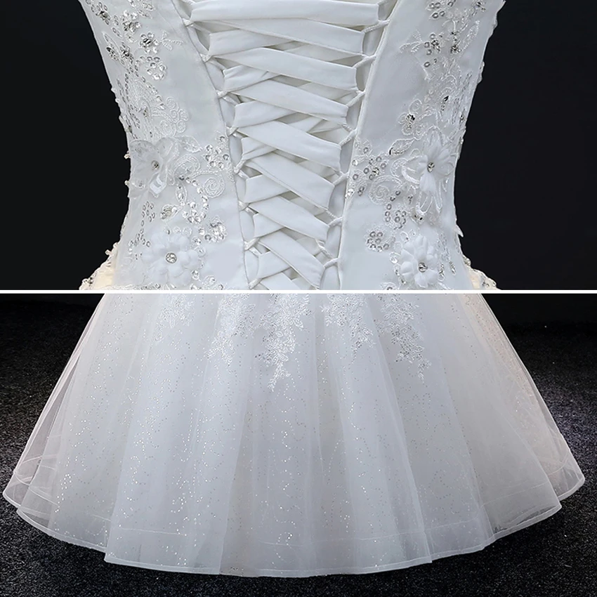 Свадебные платья в мусульманском стиле Vestido De Noiva бальное платье с V образным