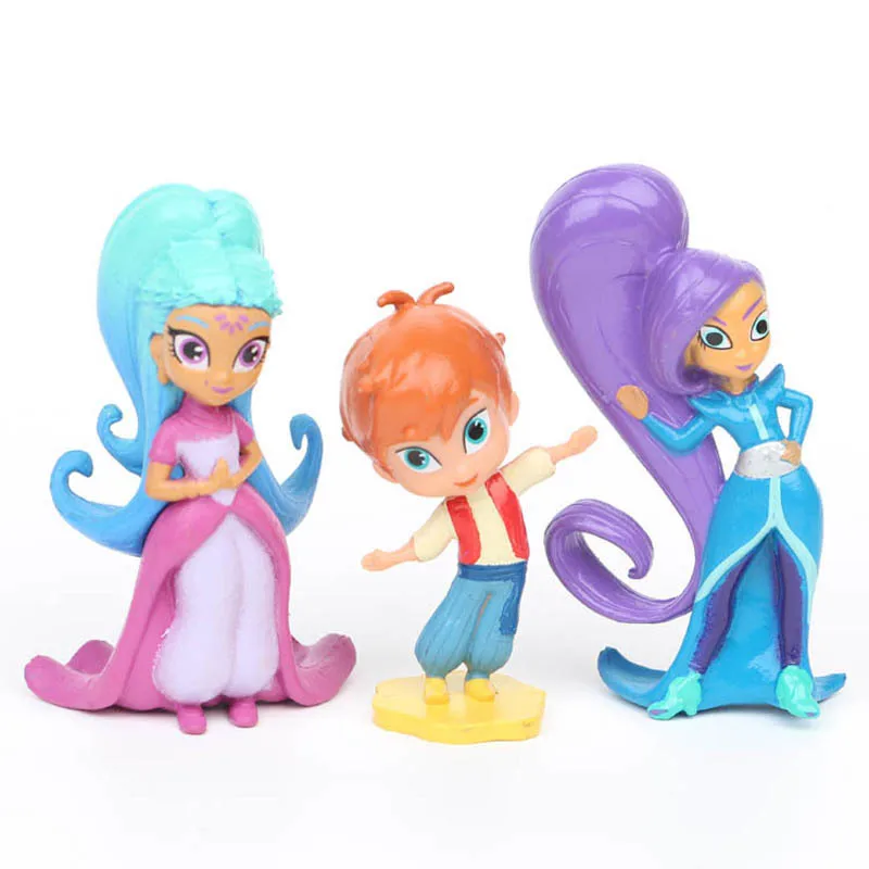 12 шт./компл. мерцание сестра фигурка игрушки милые обуви девушка Самира домашних
