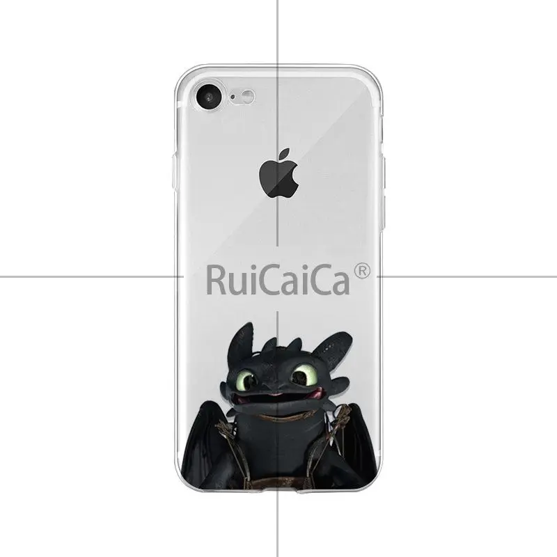 Ruicaica Беззубик Как приручить дракона аксессуары для телефона чехол iPhone 8 7 6 6S Plus X XS
