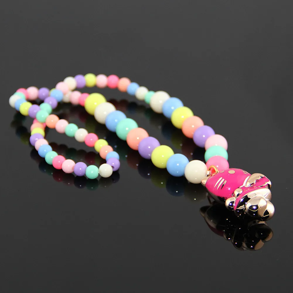 METOO ожерелье принцессы обувь на высоком каблуке животное красивое цепочка с