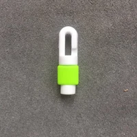 Протектор для кабеля наушников для iphone провод для наушников Органайзер Earpods шнур протектор защитный чехол цвета катушки намотки крышки - Цвет: Green