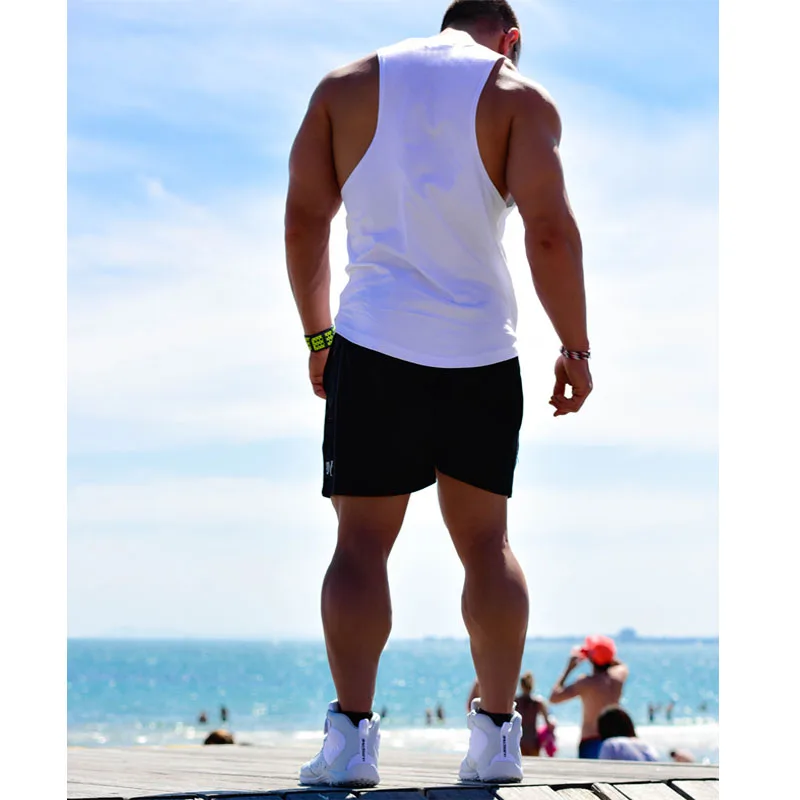 GymsharkThe Каратель Тонких Бретелях Бодибилдинг Singlets Майка Мужчин Жилет Одежда