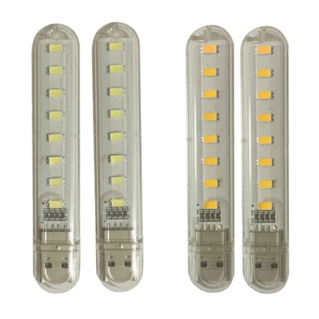 Светодиодный ночник centechia мини USB 8 светодиодов 5 В холодный белый свет лампа для