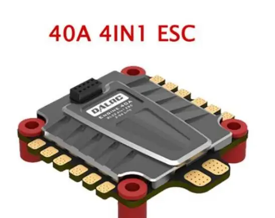 DALRC F405 F4 flytower с гироскопом MPU6000 поддерживает работу с частотой обновления 8K Встроенный OSD с DALRC 4 в 1 ESC - Цвет: 40A ESC