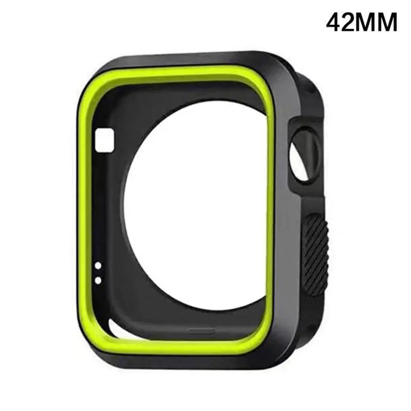 EastVita силиконовый защитный чехол для Apple Watch 42 мм 38 Полная рамка экрана резиновая