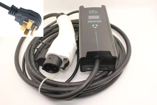 NEMA 10 50 sae j1772 тип 1 ev штекер 8A 10A 16A регулируемый портативный EVSE уровень зарядки 2 5 м