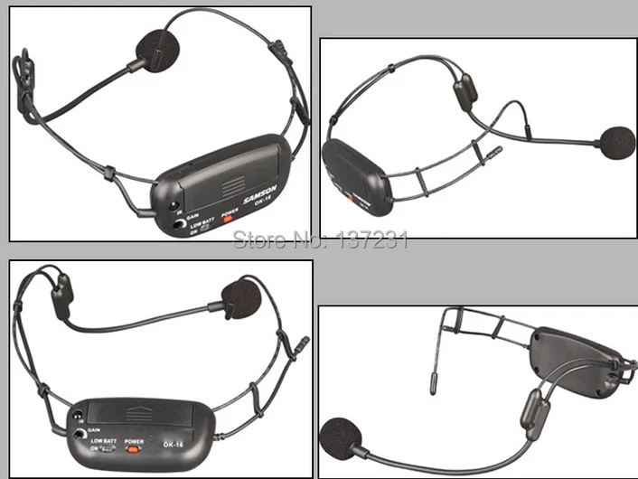 Горячая UHF беспроводная гарнитура передатчик беспроводной микрофон ОК 16