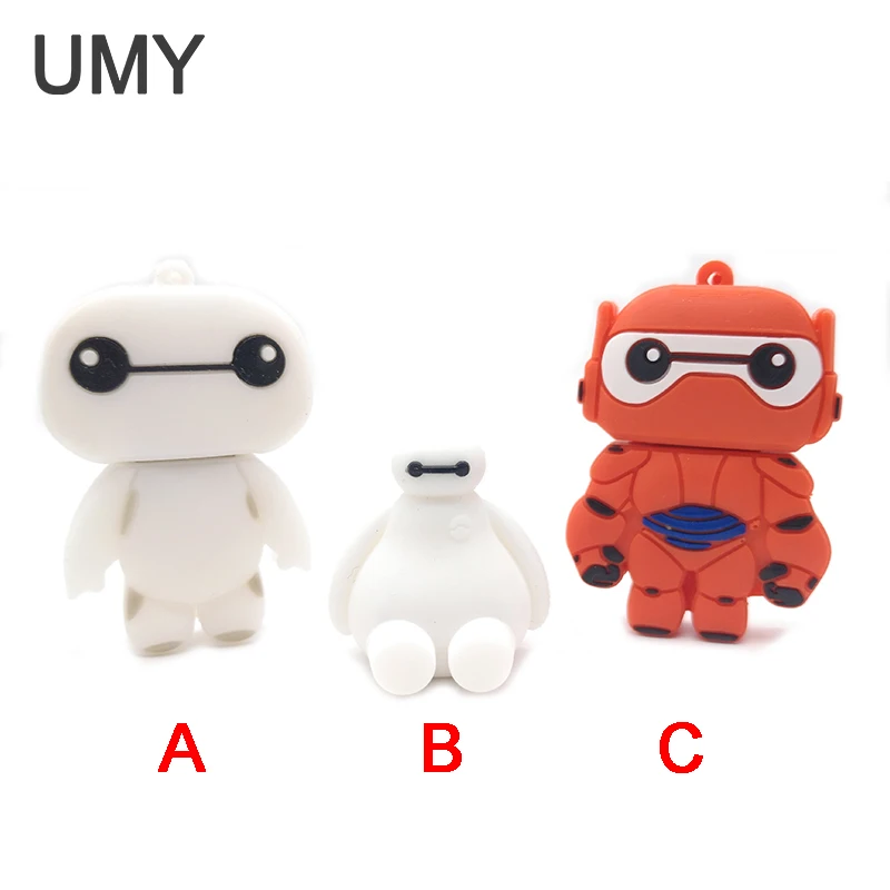 Новый usb флеш накопитель Baymax/Big hero 4 ГБ 8 16 32 2 0 милый карта памяти специальный