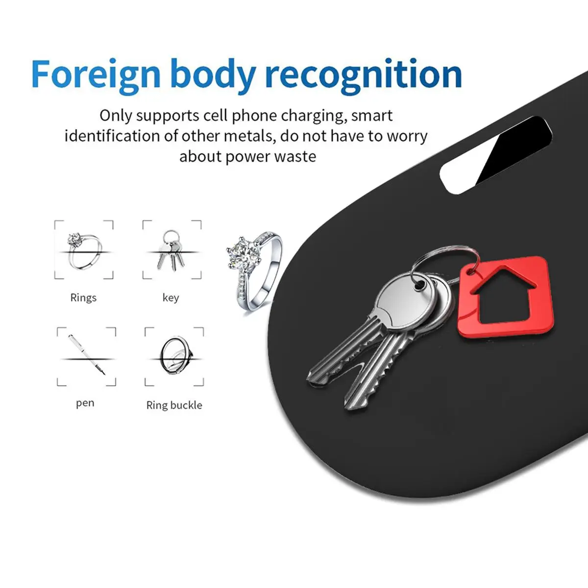 

7.5/10W 9V Fast Charger Dual Charging Pad Mobile Phone Qi Wireless Stand For i Phone For Samsung Earphone Blue Tooth Charger