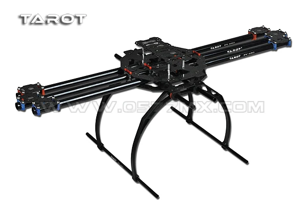 Бесплатная доставка Таро FY680 полный складной Hexacopter рама самолета алюминиевые