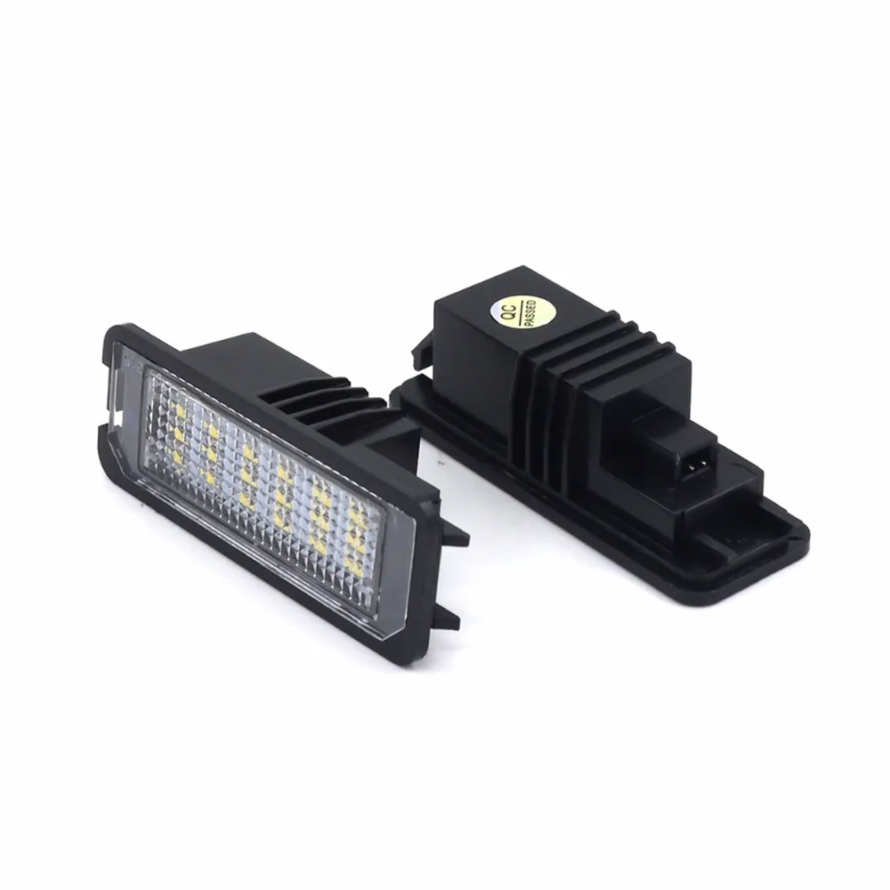 2CPS 18LED номерной знак светильник для VW Volkswagen Golf 4 5 6 Eos Lupo Beetle Passat CC Scirocco Polo Skoda SEAT