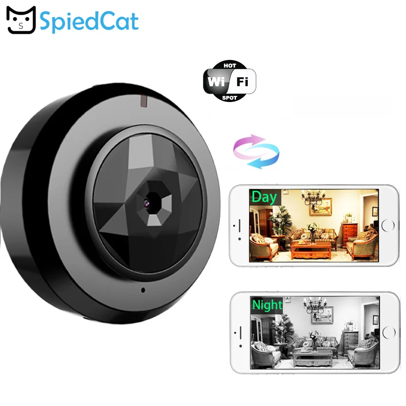 Портативная мини камера Full HD 1080P Wi Fi ночное видение Android беспроводная маленькая