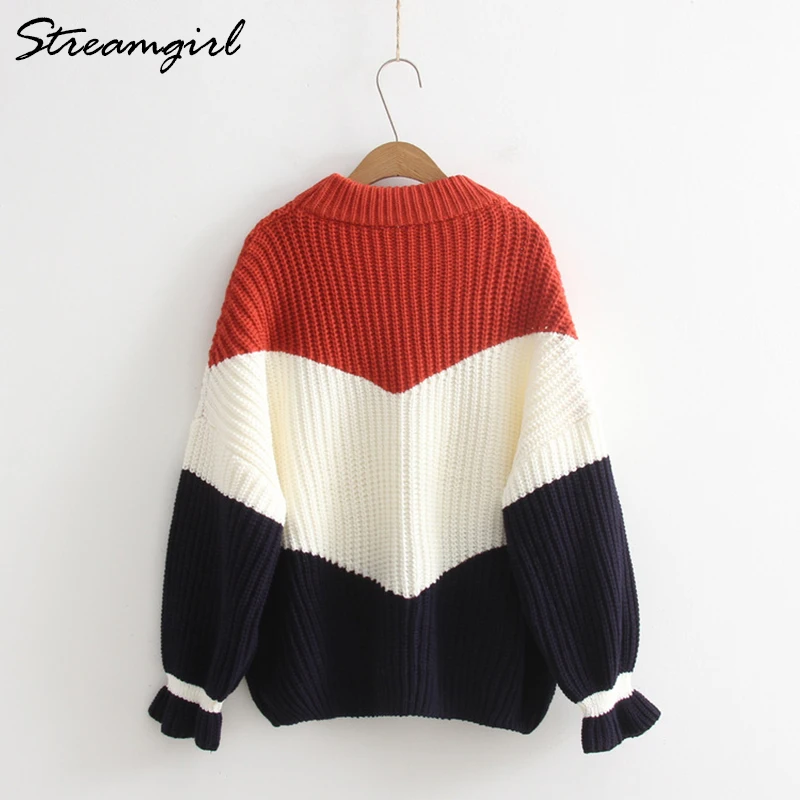 Thicken Sweaters Fashion 2018 Women Loose Warm Sweater Oversize Green Winter Woman Coarse Knitted Knitting Pullovers | Женская одежда