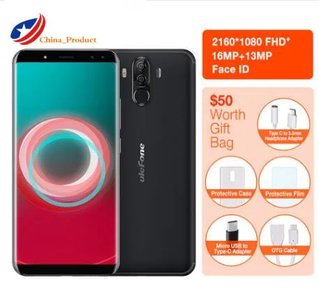 Чехол-накладка Ulefone Мощность 3S Android 7 1 MTK6763 Octa Core 6 0 &quot18:9 FHD мобильный телефон 4 Гб + 64
