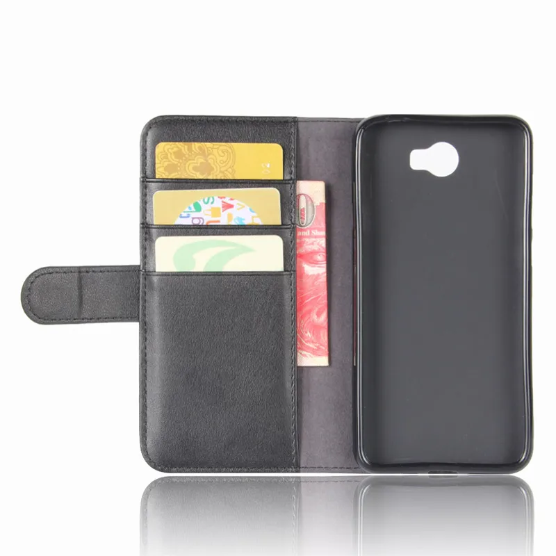 Для Huawei Y6 II Compact Case Cover 5 0 &quotЧехол-книжка из натуральной кожи для Phone Bag | Мобильные