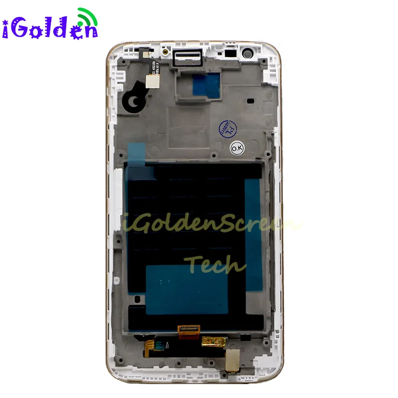 Для LG G2 LCD D802 D805 D800 D803 ЖК-экран с сенсорным экраном дигитайзер и рамка в сборе