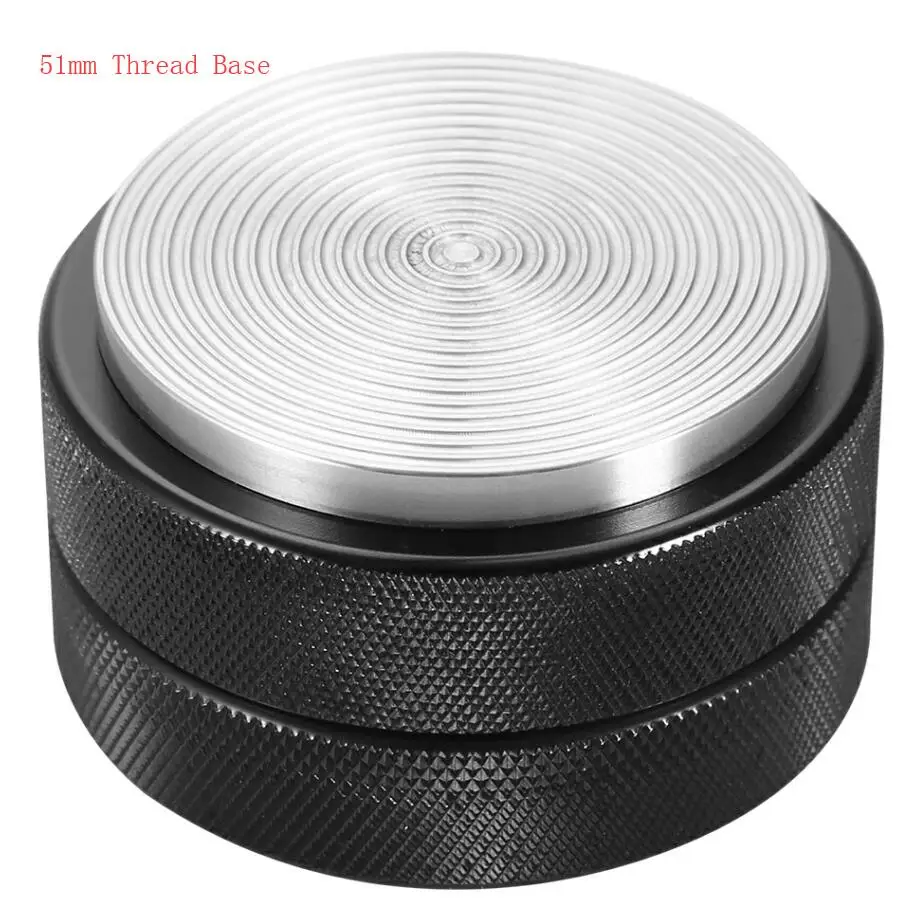 51mm Thread Base 58/51 мм Три угловых наклона Регулируемый распределительный инструмент ручной работы плоский порошок кофе эспрессо трамбовщик для бариста - Цвет: 51mm Thread Base