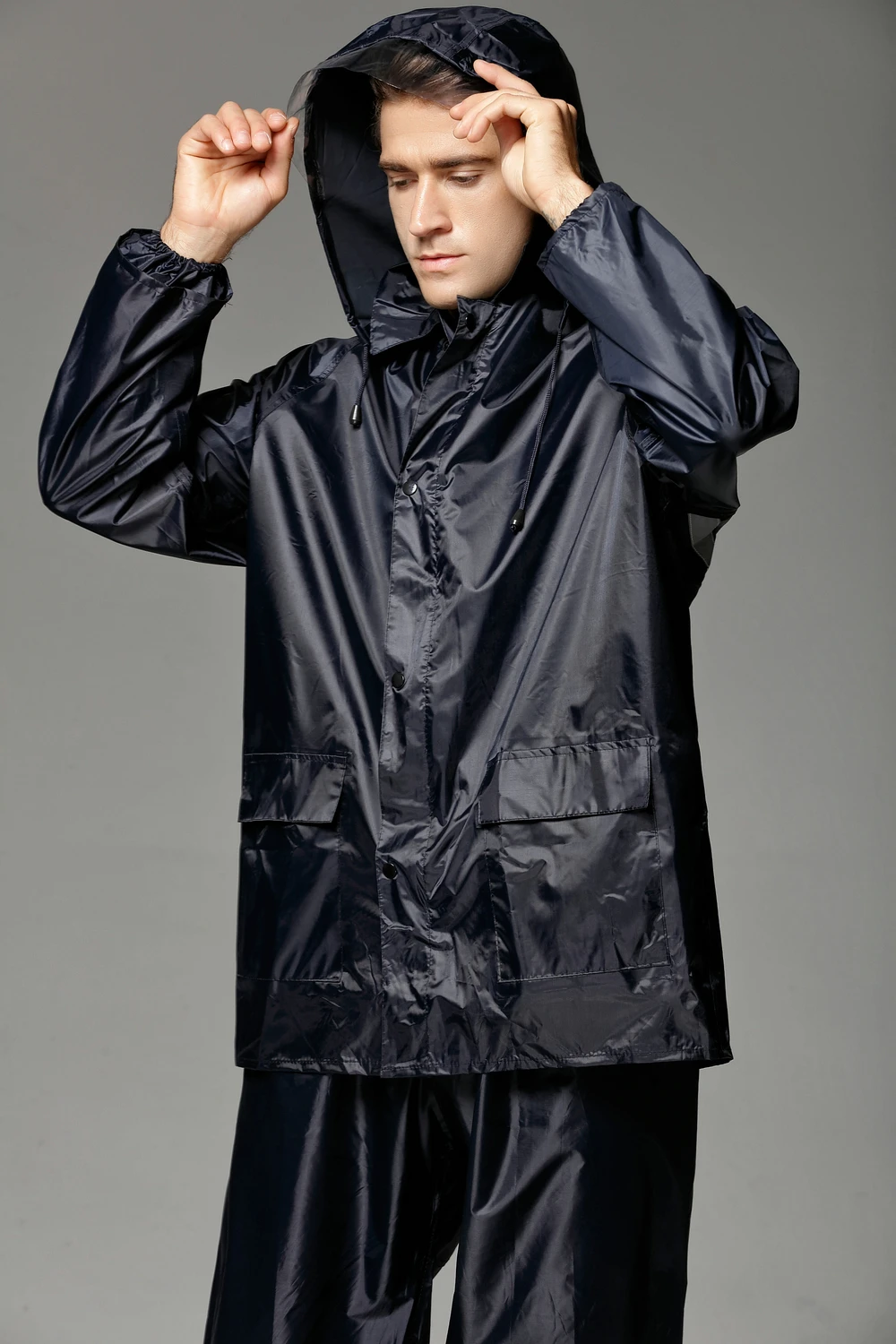 дождевик Для женщин/Для мужчин Тренч Стиль плащ мотоциклетный костюм дождя