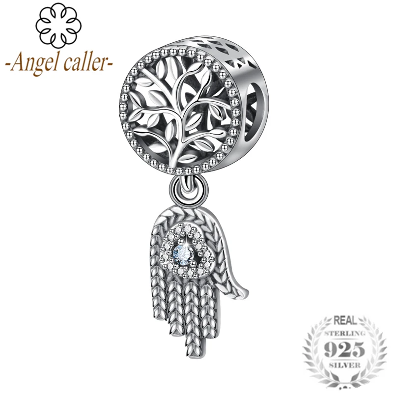 Женский браслет с подвеской Angel Caller Fit Pandora 100% Стерлинговое Серебро 925 пробы