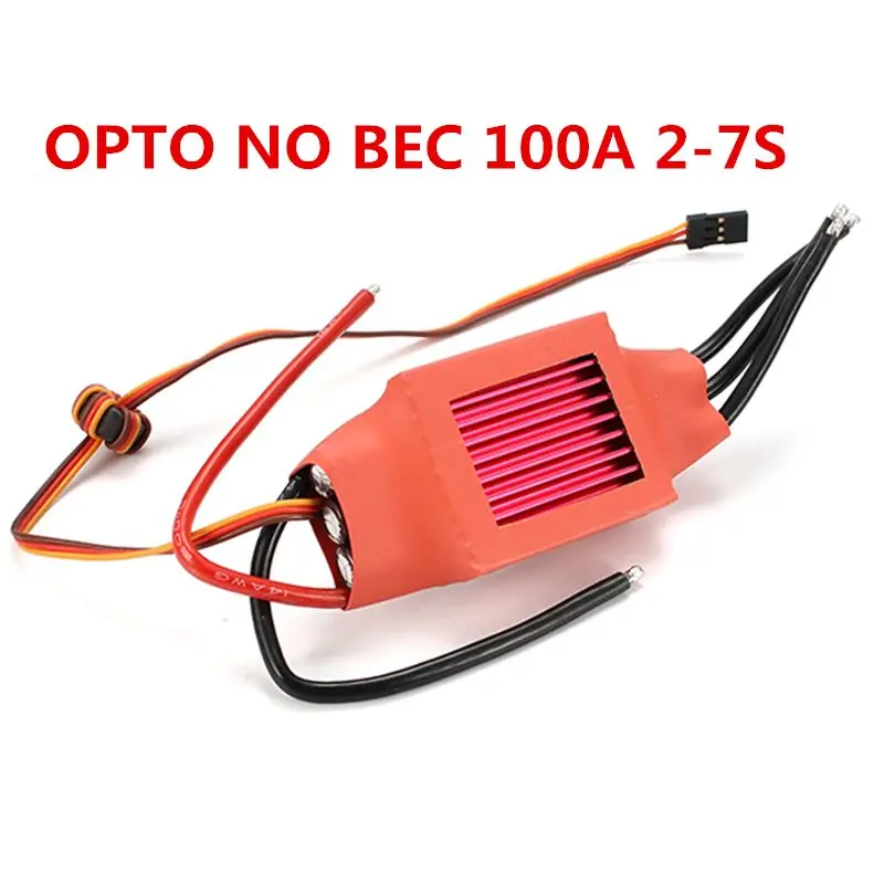 Красный кирпич 10A/50A/60A/100A/125A ESC бесщеточный ESC BEC/UBEC/OPTO/NO BEC для радиоуправляемого дрона квадрокоптера запасные части Аксессуары