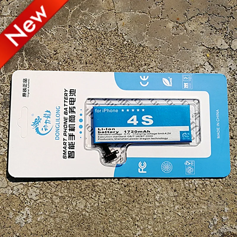 Новинка 2019 DLL 1720mAh Замена батареи для iphone 4S 4GS iphone4s +|battery for 4s|battery forbattery 4s |