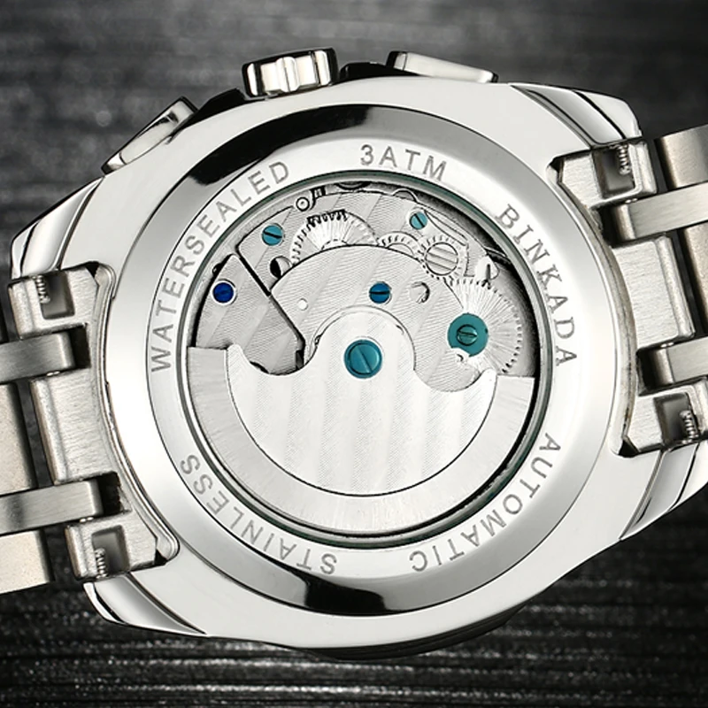 BINKADA 2019 часы для мужчин Элитный бренд Tourbillon механические автоматический Бизнес