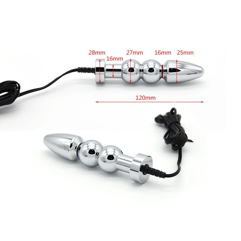 Электрический хост зажимы для сосков Анальная пробка Кольца пениса стимулятор