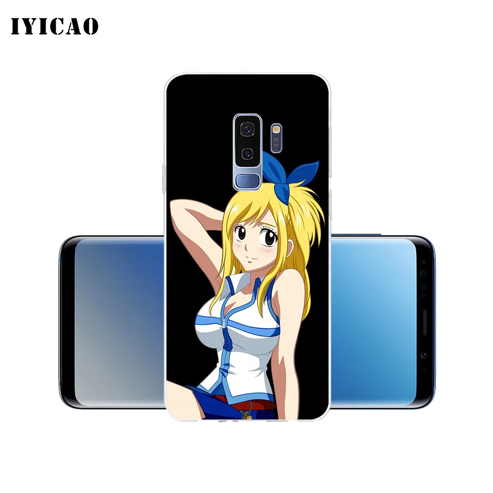 Мягкий силиконовый чехол для телефона IYICAO Fairy Tail Lucy Samsung Galaxy S10e S10 S9 S8 Plus S7 Edge TPU |