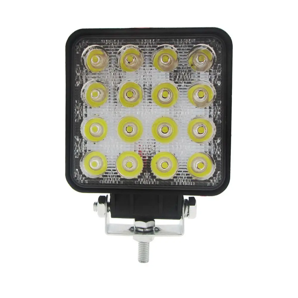 SHGO 2 шт. 48 Вт 6000 К LED точечный луч квадратный рабочий свет лампа трактор