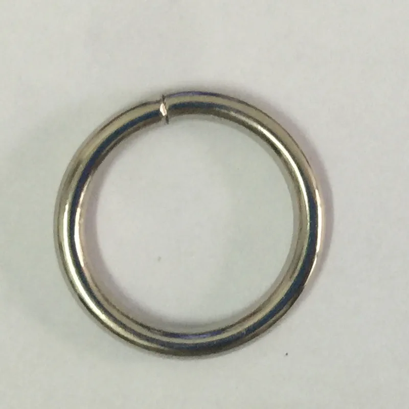 

50pcs Inside Diameter 10MM Metal O Rings O Ring Silver Tone for Webbing Buckles Connect Strapping Belt Purse Bags Craft DIY