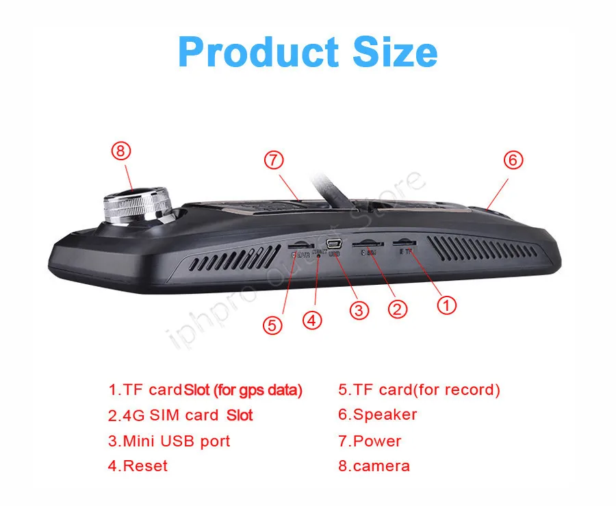 V9 1" Full Touch ips 4G Android зеркало gps FHD 1080P двойной объектив Автомобильный видеорегистратор Автомобильное зеркало заднего вида камера ADAS BT wifi