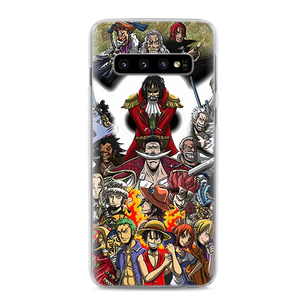 11 Одна деталь Луффи флаг логотип телефон чехлы для samsung Galaxy S10e S10 S8 S9 плюс M10 M20 M30 A50 S6 S7 края Жесткий Чехол - Цвет: 11