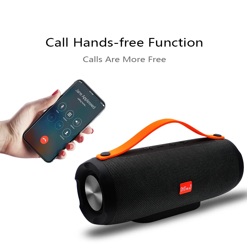 M& J Bluetooth динамик беспроводной портативный стерео звук большая мощность 10 Вт система MP3 Музыка Аудио AUX с микрофоном для android iphone