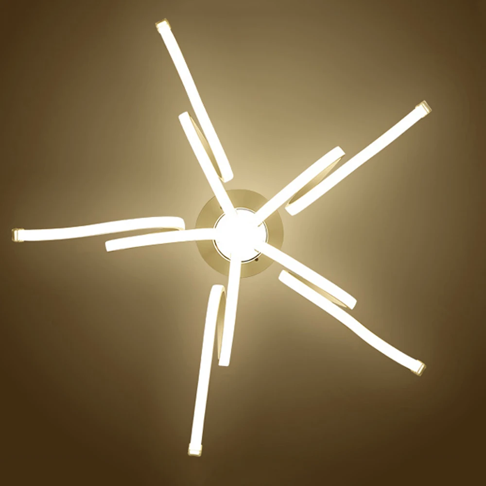 Светодиодная современная люстра новинка светильник для спальни гостиной