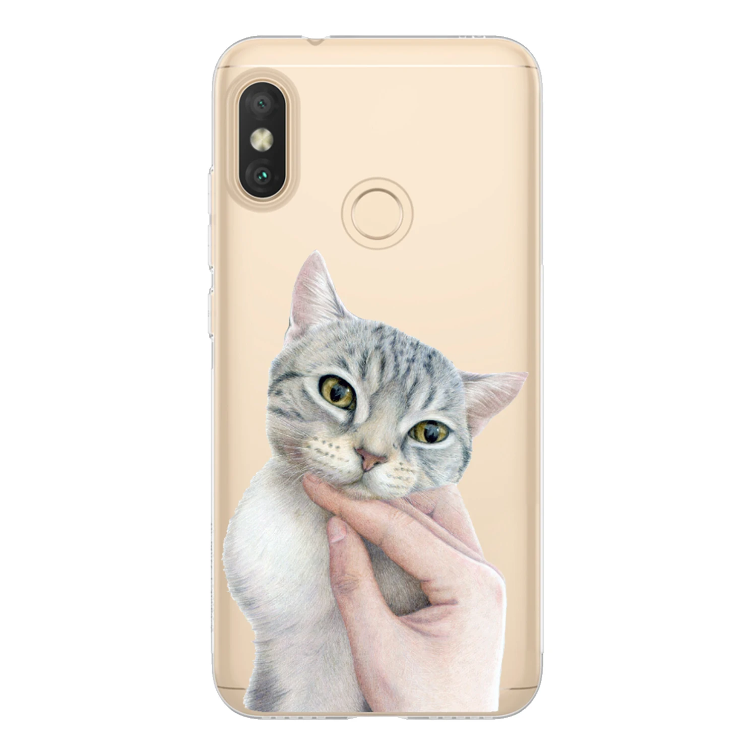 Чехол для Xiaomi Redmi 6 Pro 5 84 &quot мягкий силиконовый милый чехол из ТПУ с изображением
