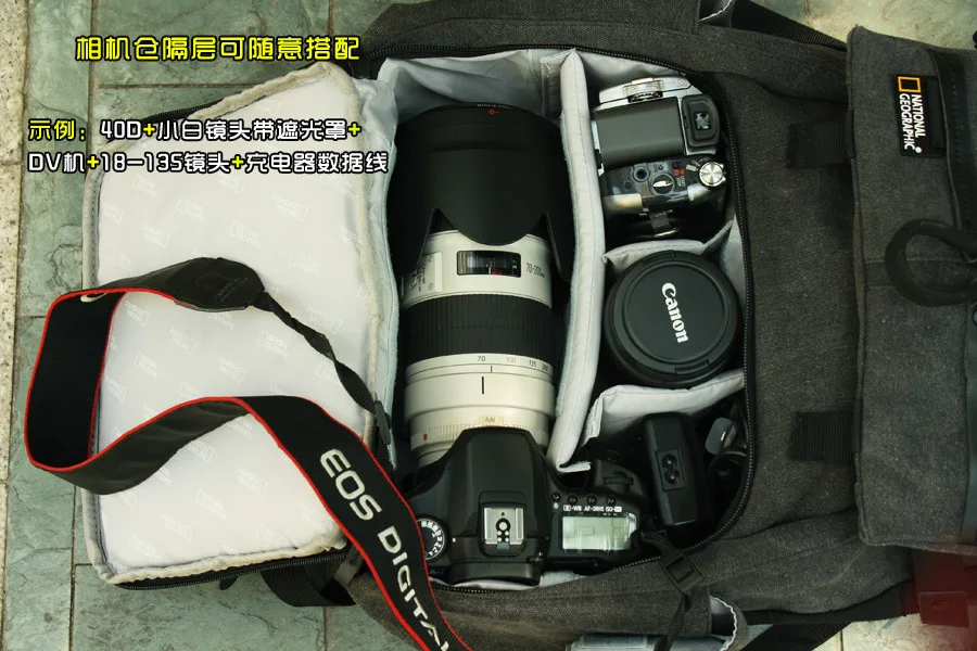 Высококачественная Холщовая Сумка для камеры NATIONAL GEOGRAPHIC NG W5070 рюкзак настоящая