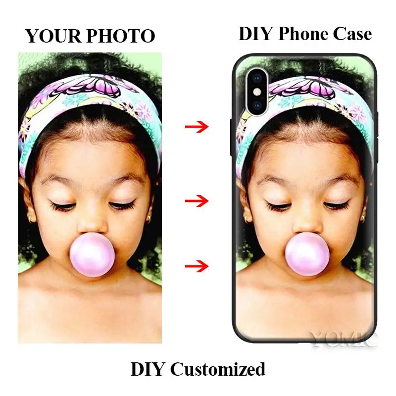 DIY фото на заказ Фото чехол для телефона iPhone 11 Pro XS MAX 6 6S 7 8 Plus 5S SE Samsung S9 S10 Note 10