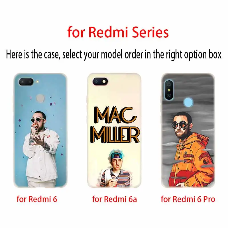 Силиконовый прозрачный мягкий чехол Macs Miller из ТПУ для Xiaomi Redmi Note 10 9 8 7 6 5 Pro Max 10S 9T 8T